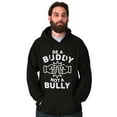 thumbnail image 1 of Be A Buddy Not A Bully Friendly Cute Unisex Plus Fleece Graphic Hoodie Brisco Brands 2X, 1 of 5