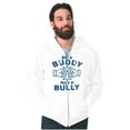 thumbnail image 1 of Be A Buddy Not A Bully Friendly Cute Zip Up Hoodie Men's Women's Brisco Brands X, 1 of 5
