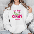 thumbnail image 1 of Be A Cindy Lou Positive Holiday Spirit Fun Festive Winter Quote Hoodie Shirt, up to size 5XL, 1 of 2