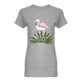 thumbnail image 1 of Be A Flamingo Shaped T-Shirt Women -Image by Shutterstock, Female XX-Large, 1 of 2