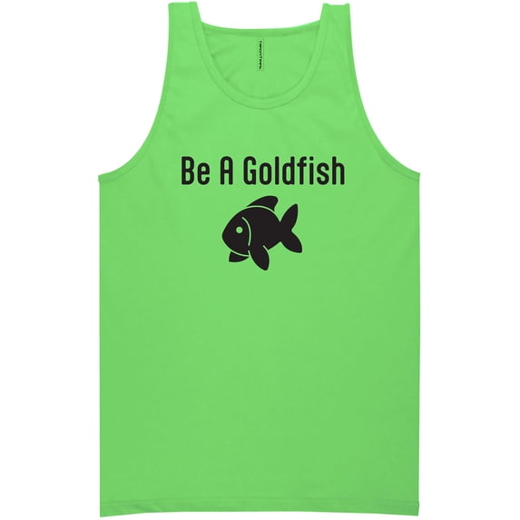 Be A Goldfish Neon Tank Top