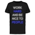 thumbnail image 1 of Be A Nice People T-Shirt Men -Image by Shutterstock, Male x-Large, 1 of 2