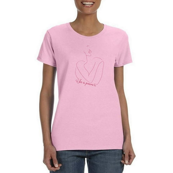 Be A Poem T-Shirt Women -Smartprints Designs, Female Medium