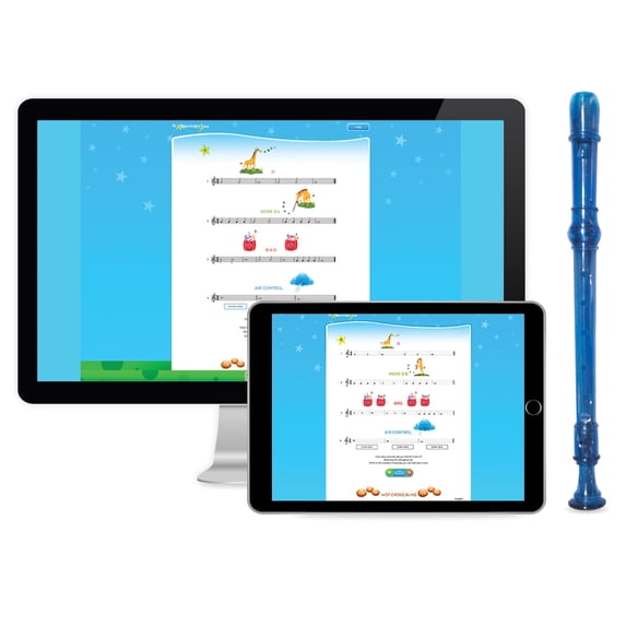 Be A Recorder Star Interactive Online Kingsley Kolor Package - Green - Set of 20