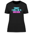 thumbnail image 1 of Be A Unicorn Doodle Quote T-Shirt Women -Image by Shutterstock, Female x-Large, 1 of 4