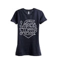 thumbnail image 1 of Be A Unicorn In A Field Of Horses Women's Fashion Relaxed T-Shirt Tee Heather Navy Large, 1 of 4