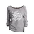 thumbnail image 1 of Be A Unicorn In A Field Of Horses Women's Fashion Slouchy 3/4 Sleeves Raglan Sweatshirt Sport Grey S, 1 of 3