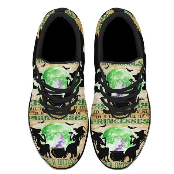 Be A Witch Shoes Women's Fashion Sneakers Tennis Running Shoes for Men Women Black Size 5