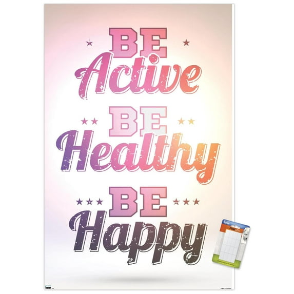 Be Active Wall Poster, 22.375" x 34"
