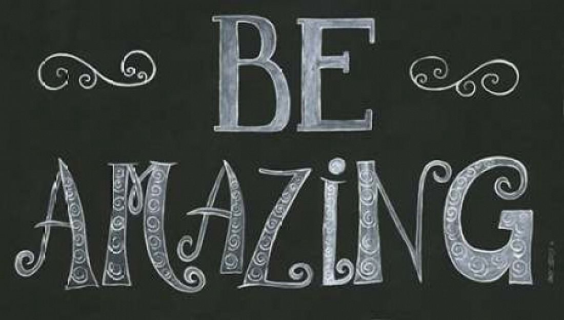 Be Amazing Canvas Art - Cindy Shamp (24 x 36)