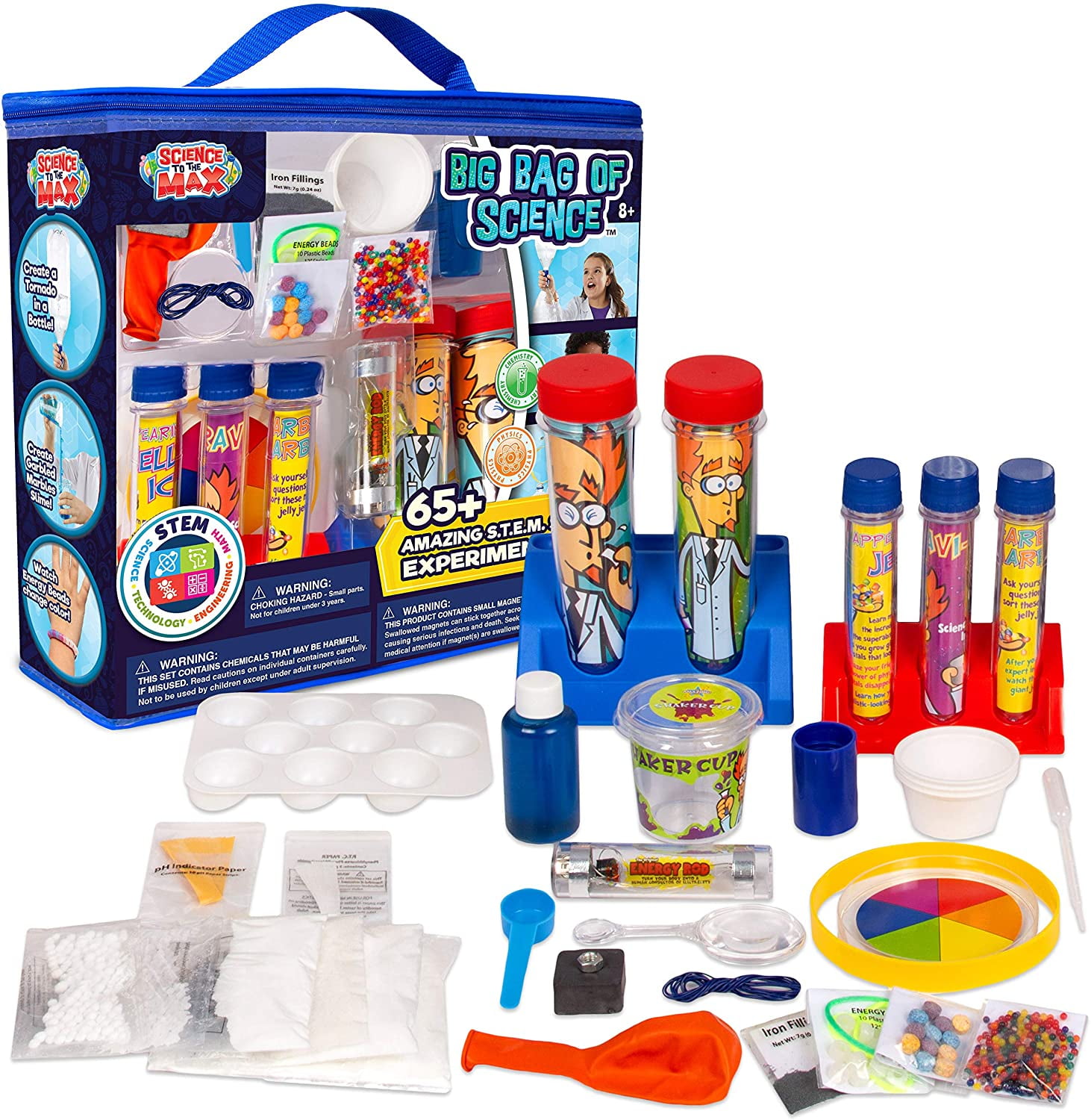 Big Bag of Science Kit with 70 Fun Experiments