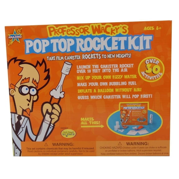 Be Amazing Toys Professor Wacky's Pop Top Rocket Kit