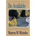 thumbnail image 1 of Pre-Owned Be Available (Judges): Accepting the Challenge to Confront the Enemy (The BE Series Commentary) (Paperback) 1564763196, 1 of 1