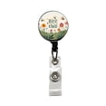 thumbnail image 1 of Be Bee Kind With Floral Bees Design Retractable Reel ID Badge Key Card Name Tag Holder with Clip, 1 of 7