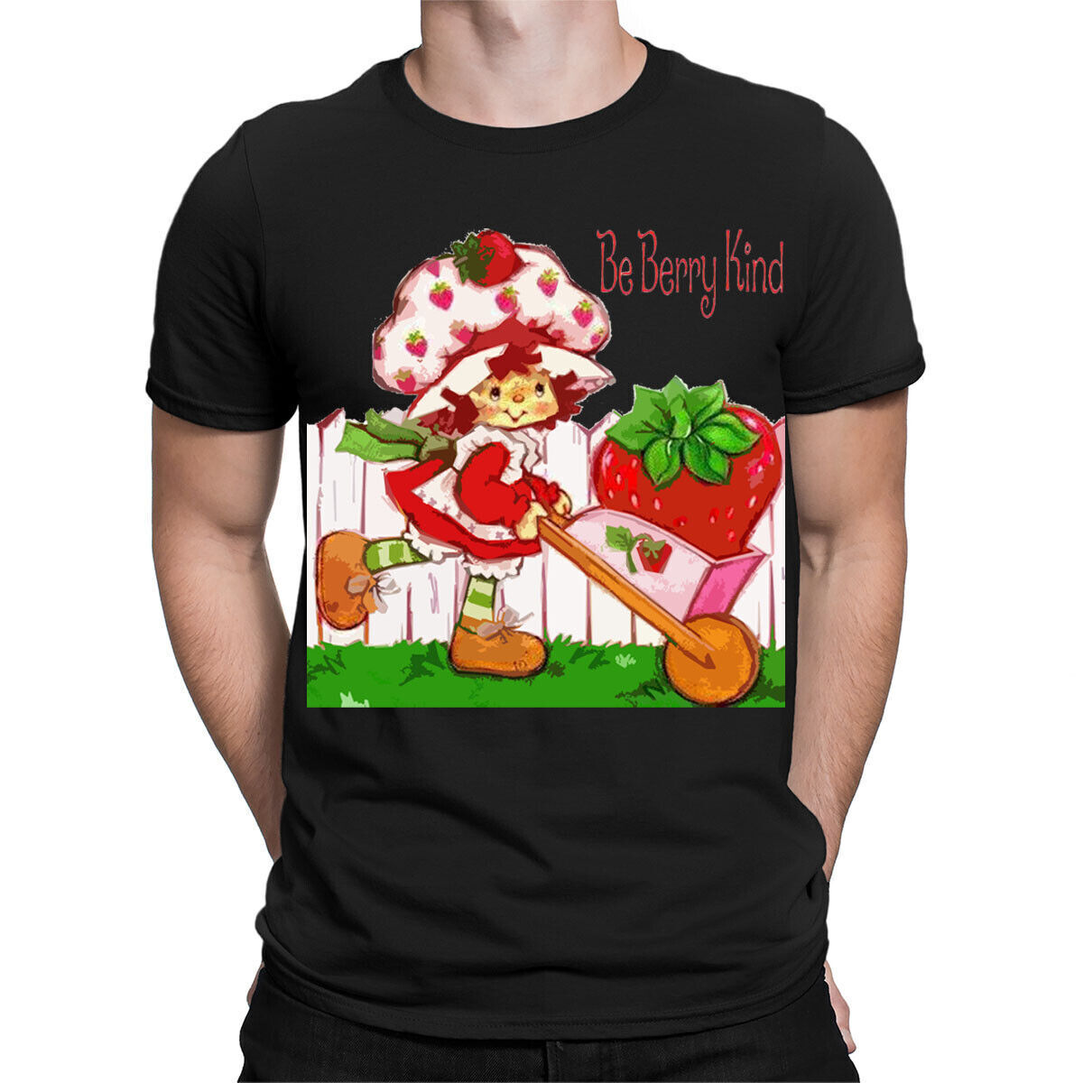 Be Berry Kind 80s Animated Cartoons Retro Vintage Mens Womens TShirts