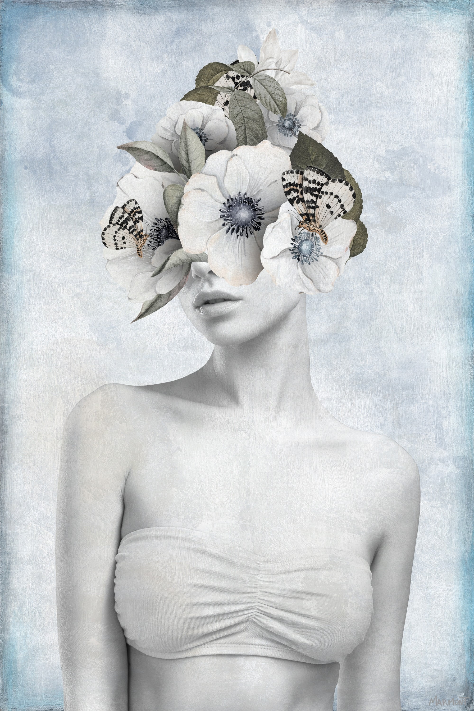Be Bold and Daring 8 in x 12 in Painting Canvas Art Print, by Marmont Hill