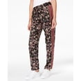 thumbnail image 1 of Be Bop Juniors Printed Drawstring Pants Black Plum XS, 1 of 1