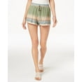 thumbnail image 1 of Be Bop Juniors Soft Abstract Print Shorts Olivenatural XS, 1 of 1