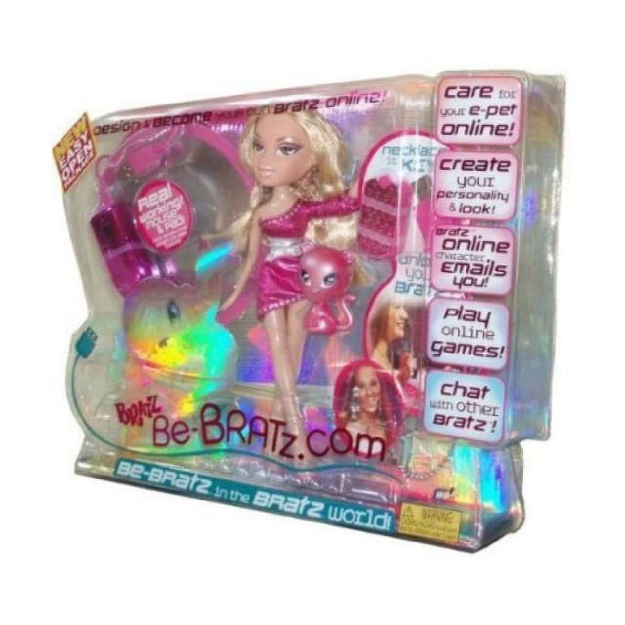 Be Bratz.Com Interactive BRATZ Electronic Doll Blonde with USB Key Necklace Walmart