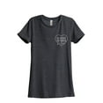 thumbnail image 1 of Be Brave Bold Kind Women's Fashion Relaxed T-Shirt Tee Charcoal Grey Small, 1 of 3