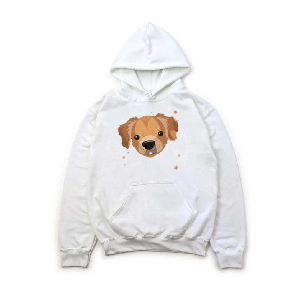 Women’s Dog Paw Print Graphic Hoodie