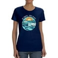 thumbnail image 1 of Be Brave,Take Risks W Waves Shaped T-Shirt Women -Image by Shutterstock, Female Medium, 1 of 4