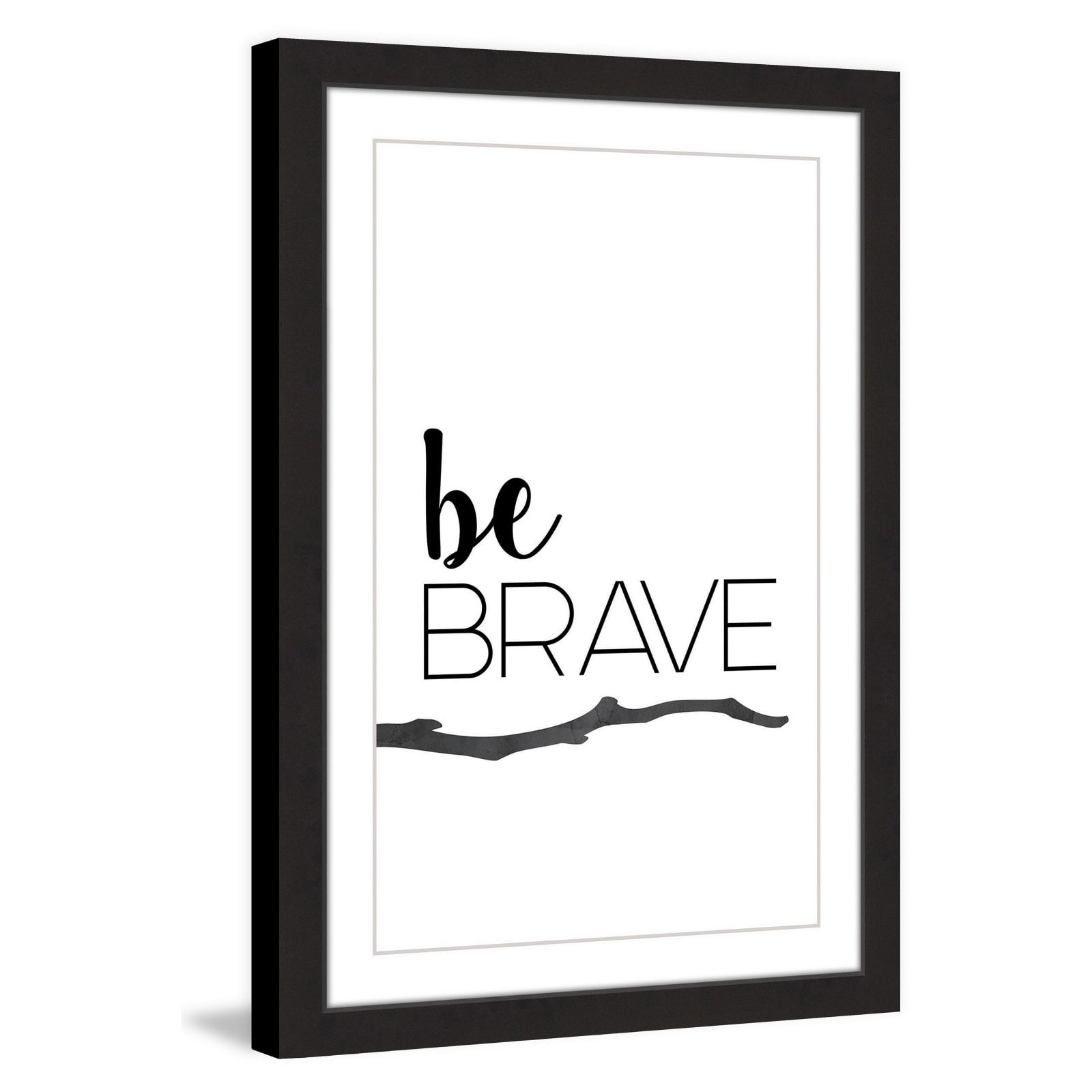 "Be Brave" by Diana Alcala Framed Painting Print