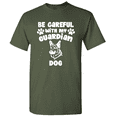 thumbnail image 1 of Be Careful With My Guardian Dog Black - Dog Owner Gift T-Shirt, 1 of 5