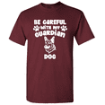 thumbnail image 1 of Be Careful With My Guardian Dog - Graphic Dog T-Shirt Dog Lover T-Shirt, 1 of 5