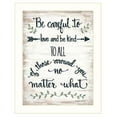 thumbnail image 1 of Be Careful by Annie LaPoint Printed Framed Wall Art Wood Multi-Color, 1 of 4