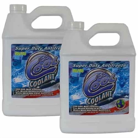 Be Cool Radiators 25002 Be Coolant Super Duty Engine Coolant 1 Gallon Bottles (2