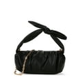 thumbnail image 1 of Be Cool by Be Cool Women's Faux Leather Scrunch Crossbody Handbag, Black, 1 of 4