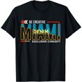 thumbnail image 1 of Be Creative Miami Denim Casual Division Exclusive Concept T-Shirt Black Small, 1 of 4