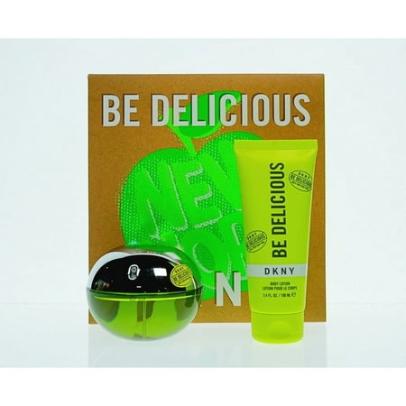 Be Delicious by DKNY Gift Set 3.4 oz EDP + Body Lotion for Women