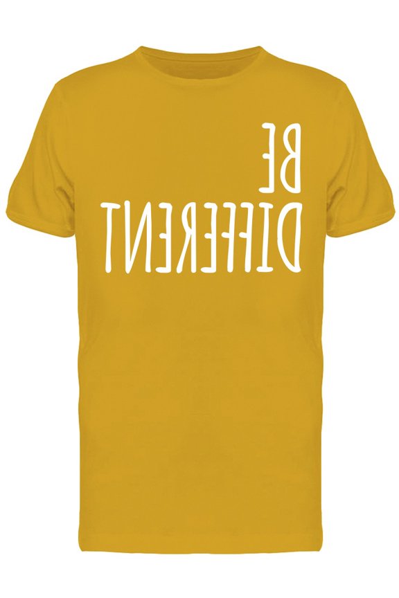 Be Different Backwards Tee Men's -Image by Shutterstock Men's T-shirt