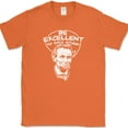 thumbnail image 1 of Be Excellent To Each Other T-Shirt Bill Funny Time Travel Ted Abe Lincoln Tee - Orange, L, 1 of 1