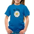 thumbnail image 1 of Be Free Heart Daisy T-Shirt Juniors -Image by Shutterstock,  x-Large, 1 of 4