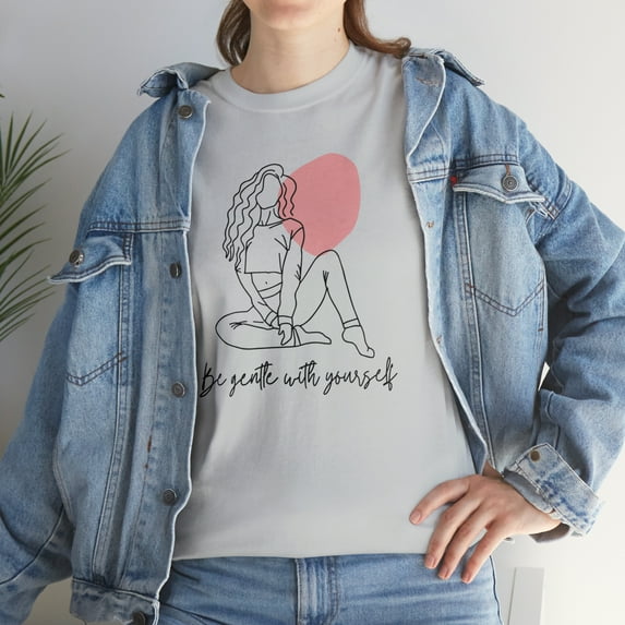 Be Gentle With Yourself Graphic Heavy Cotton Tee