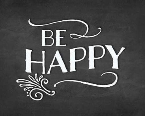 Be Happy Canvas Art - Amy Cummings (24 x 30)