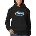thumbnail image 1 of Be Happy! Hoodie Women -GoatDeals Designs, Female Medium, 1 of 4