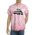 thumbnail image 1 of Be Happy Slogan Retro Style. Tie Dye Cyclone Men - Men , Small, 1 of 4
