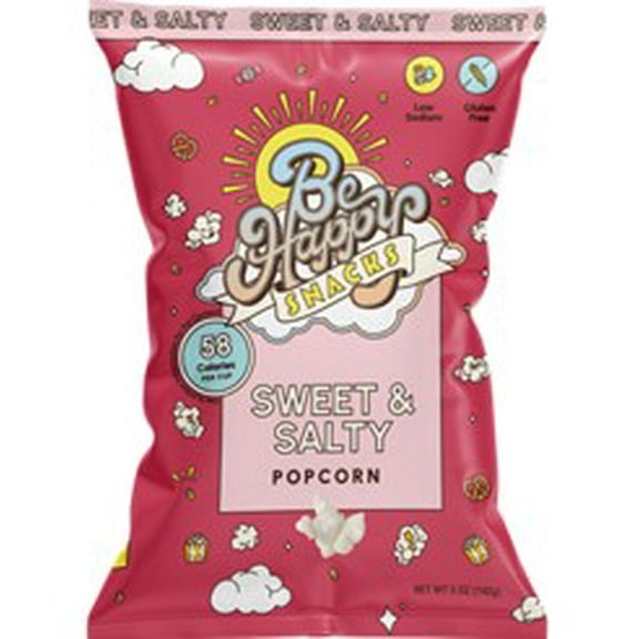 Be Happy Snacks Sweet and Salty 5oz Popcorn