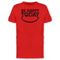 thumbnail image 1 of Be Happy Today Smiley Face Tee Men's - Men T-Shirt, Medium, 1 of 2