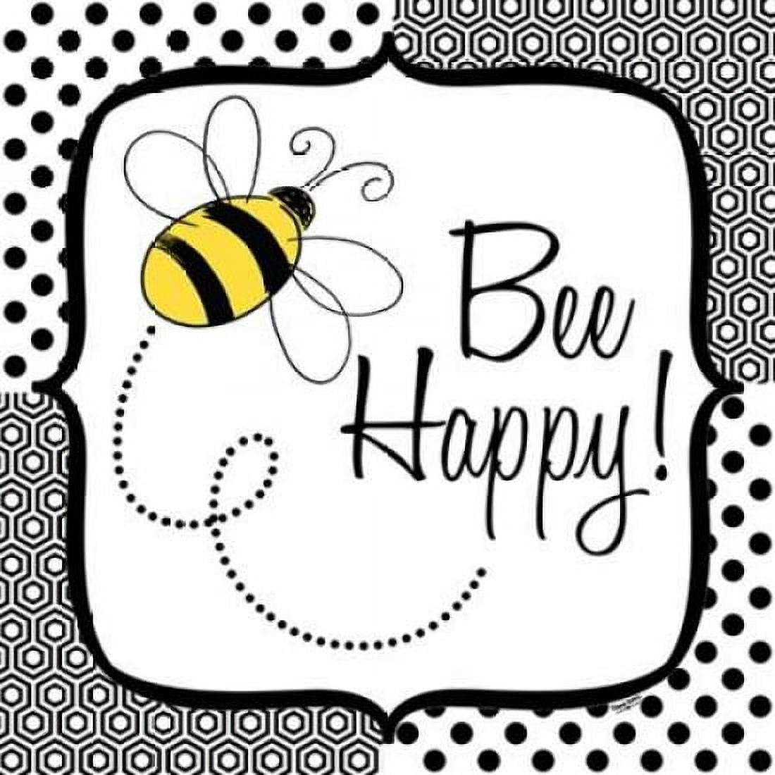 Be Happy and Brave I Canvas Art - Tara Reed (24 x 24)