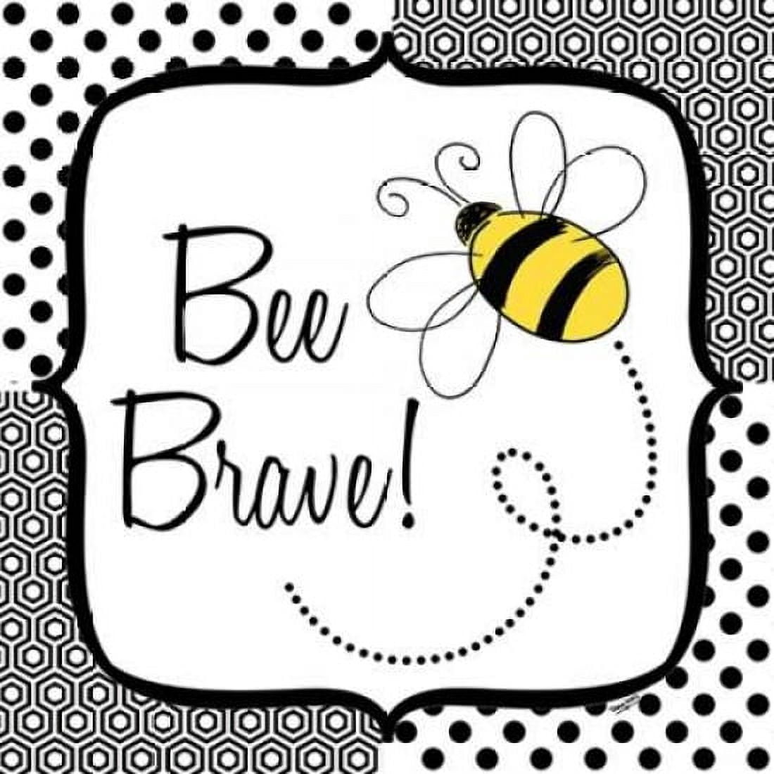 Be Happy and Brave II Canvas Art - Tara Reed (24 x 24)