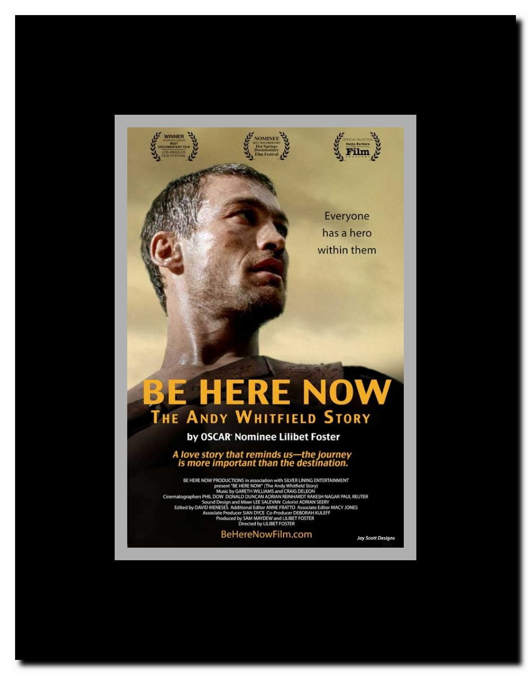 Be Here Now Framed Movie Poster