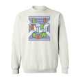 thumbnail image 1 of Be Here Now Quote Sweatshirt Men -Image by Shutterstock, Male x-Large, 1 of 4