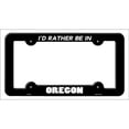 thumbnail image 1 of Be In Oregon Novelty Metal License Plate Frame LPF-364 12" x 6" Black Frame (LPF), 1 of 1