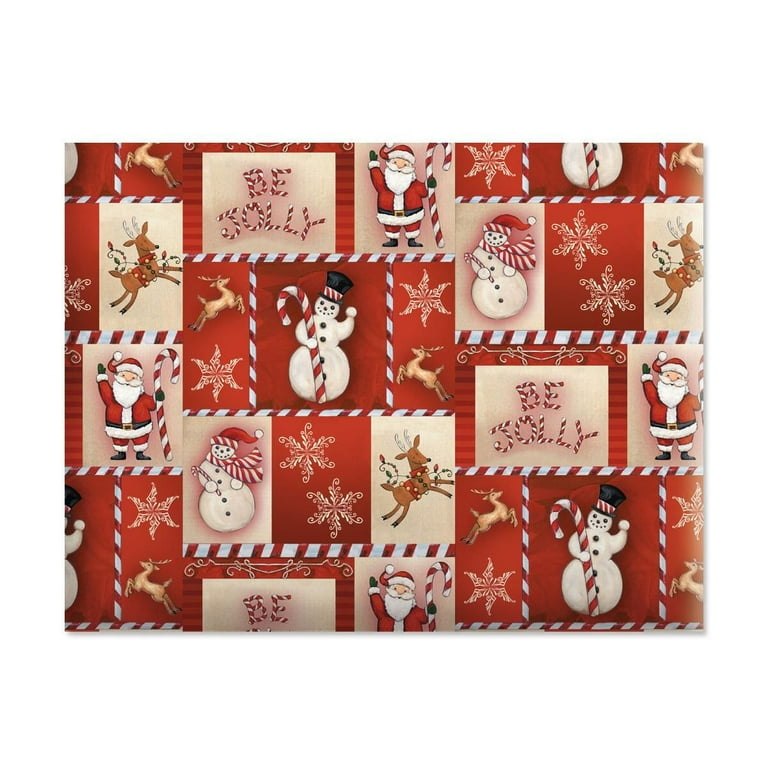 Elegant Western Gift Wrapping Paper, Jumbo Roll Christmas Gift