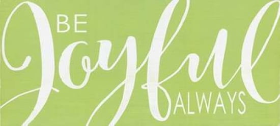 Be Joyful - Apple Canvas Art - Alli Rogosich (24 x 48)